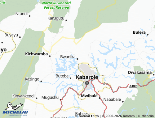 Mappa MICHELIN Bwanika - ViaMichelin