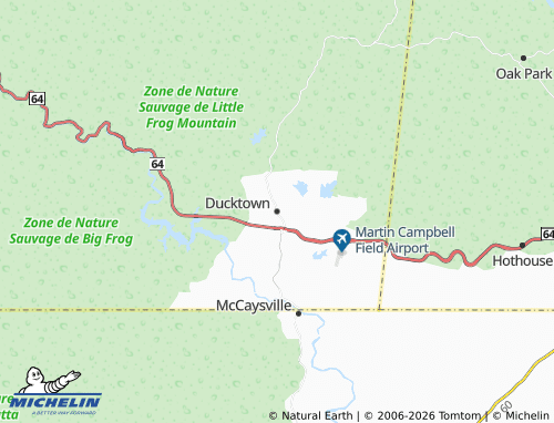 Kaart MICHELIN Ducktown - ViaMichelin