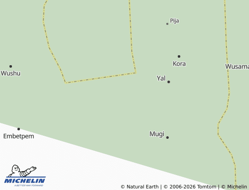 MICHELIN Pasir map - ViaMichelin