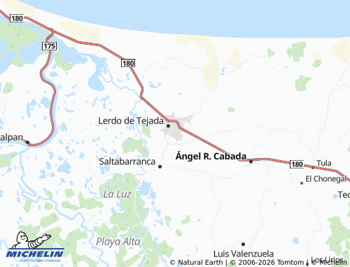 Mapa MICHELIN Lagos de Los Ríos - ViaMichelin