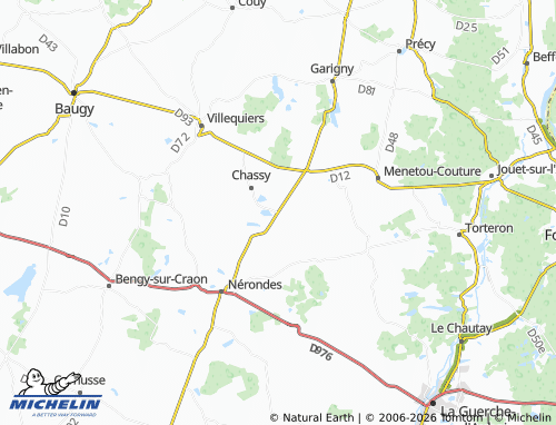 MICHELIN Déjointes map - ViaMichelin