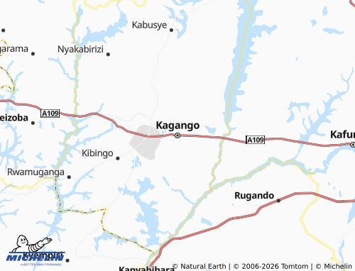 MICHELIN Kagango map - ViaMichelin