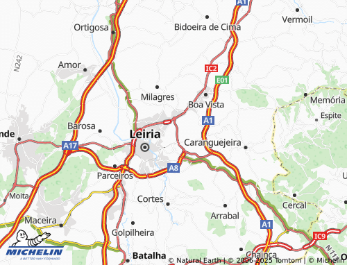 MICHELIN Andrinos map - ViaMichelin
