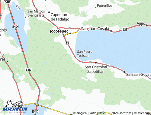 Mappa MICHELIN San Pedro Tesistán - ViaMichelin