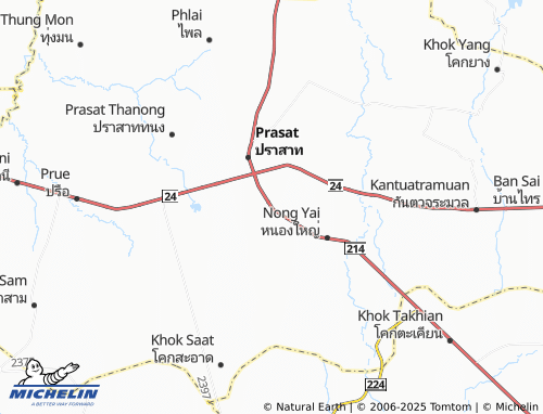 MICHELIN-Landkarte Ban Phluang - ViaMichelin