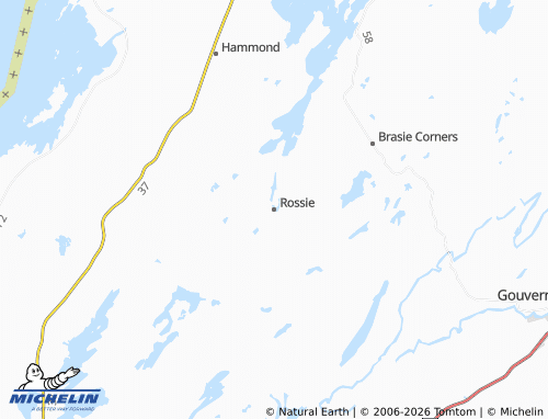 Mapa MICHELIN Rossie - ViaMichelin