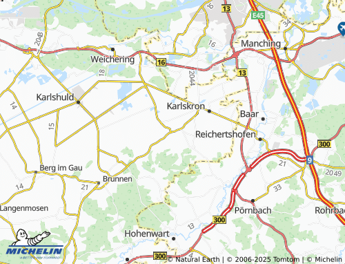 MICHELIN-Landkarte Pobenhausen - ViaMichelin