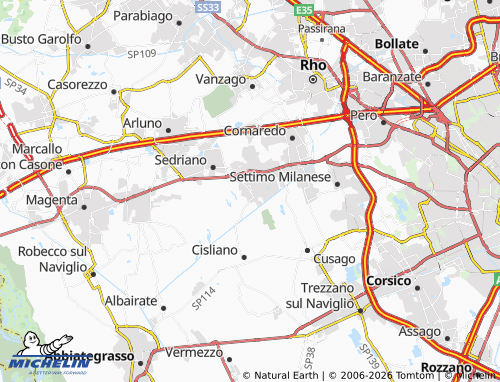 MICHELIN-Landkarte Bareggio - ViaMichelin