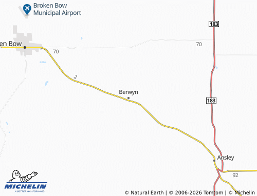 Mappa MICHELIN Berwyn - ViaMichelin