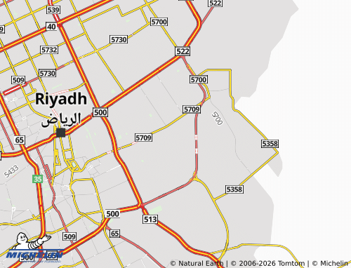 Carte MICHELIN al-Sa'adah - ViaMichelin