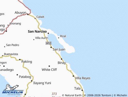 MICHELIN Punta map - ViaMichelin