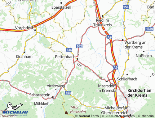 MICHELIN Pettenbach map - ViaMichelin