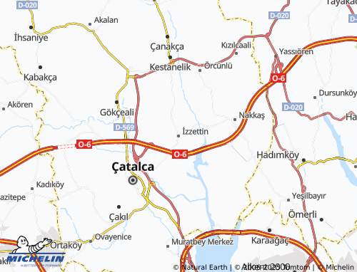 MICHELIN İzzettin map - ViaMichelin
