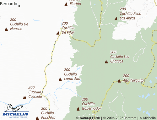 Carte MICHELIN El Toldo - ViaMichelin