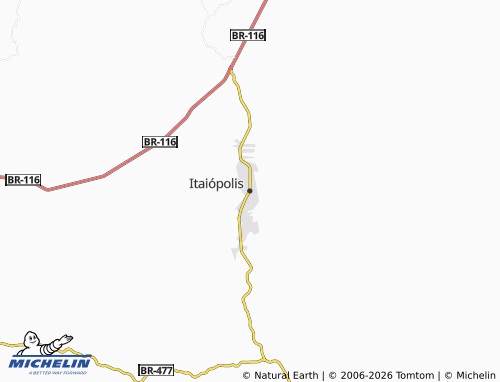Mapa MICHELIN Itaiópolis - ViaMichelin