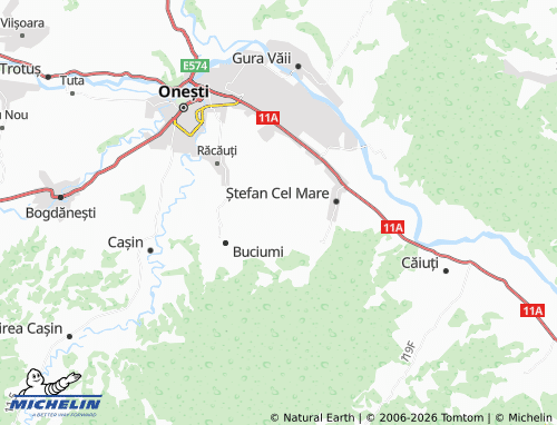 MICHELIN Gutinaș map - ViaMichelin