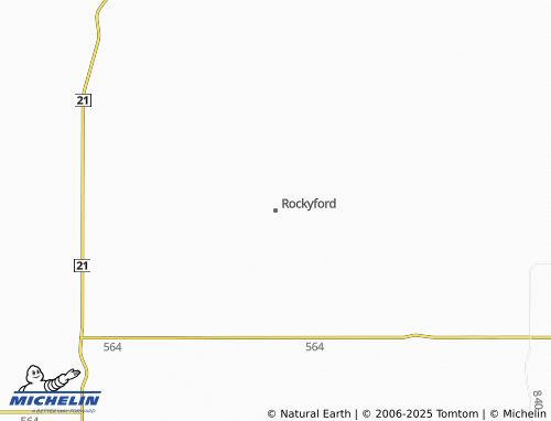 MICHELIN Rockyford map - ViaMichelin
