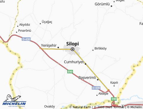 MICHELIN Ofis map - ViaMichelin