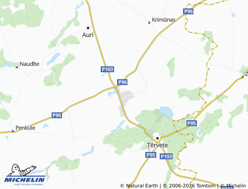 Mapa MICHELIN Kroņauce - ViaMichelin