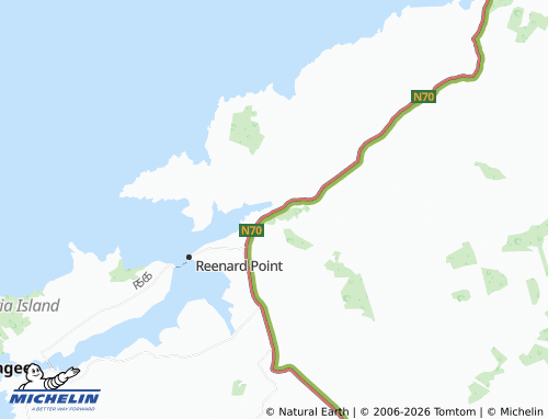 Kaart MICHELIN Caherciveen - ViaMichelin