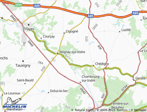 Carte MICHELIN Haut Ville-Pays - ViaMichelin