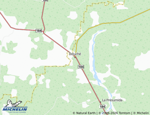 Mapa MICHELIN Dziuché - ViaMichelin