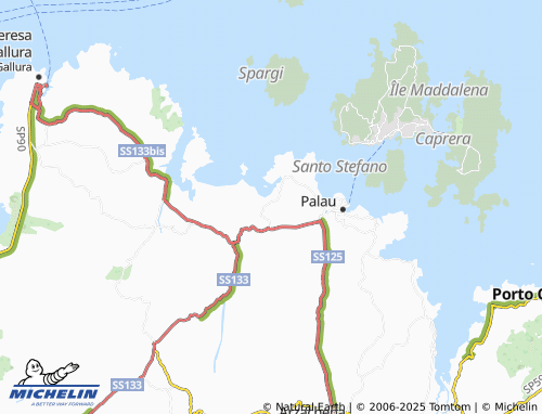 MICHELIN Petralana map - ViaMichelin