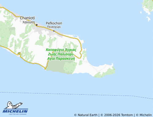 MICHELIN Paliouri map - ViaMichelin