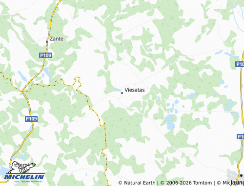Mapa MICHELIN Viesatas - ViaMichelin