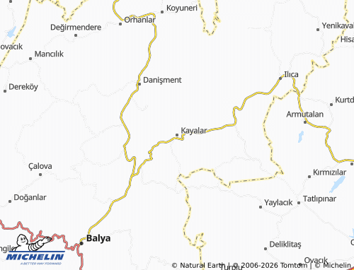 Mappa MICHELIN Kayalar - ViaMichelin