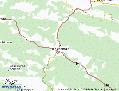 MICHELIN Juan Sabines map - ViaMichelin