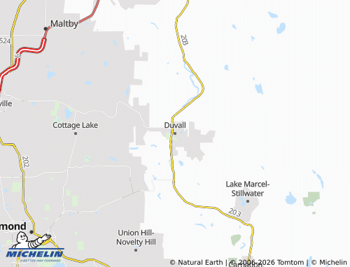 Mapa MICHELIN Duvall - ViaMichelin