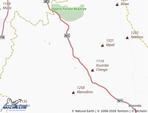 MICHELIN Chale map - ViaMichelin