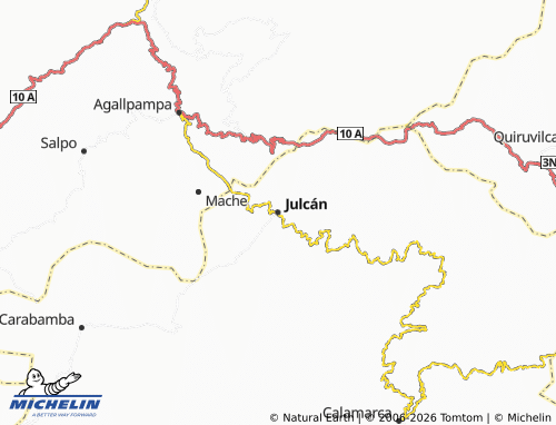 Mappa MICHELIN Julcán - ViaMichelin