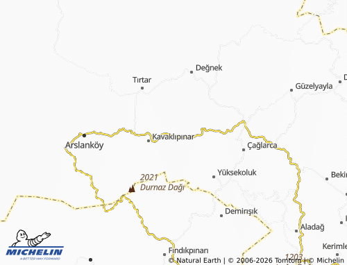 Mappa MICHELIN Yavca - ViaMichelin