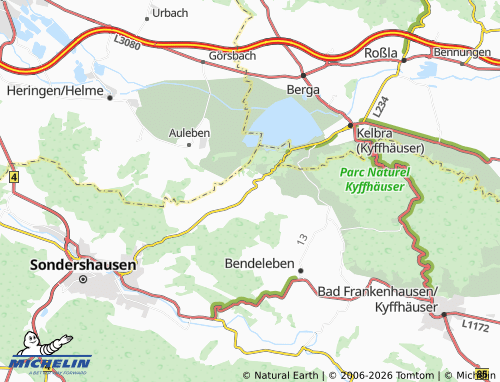 MICHELIN Badra map - ViaMichelin