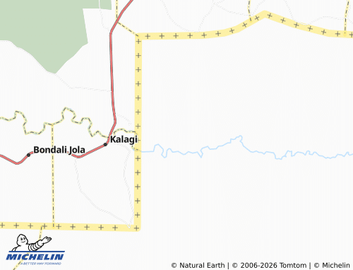 Mappa MICHELIN Badjikounda - ViaMichelin