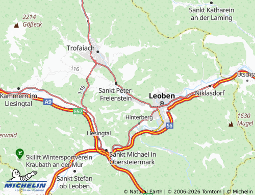 Mappa MICHELIN Donawitz - ViaMichelin
