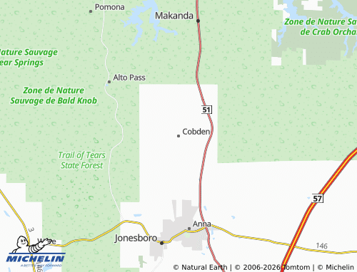 Mapa MICHELIN Cobden - ViaMichelin