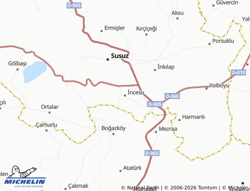 Mappa MICHELIN İncesu - ViaMichelin