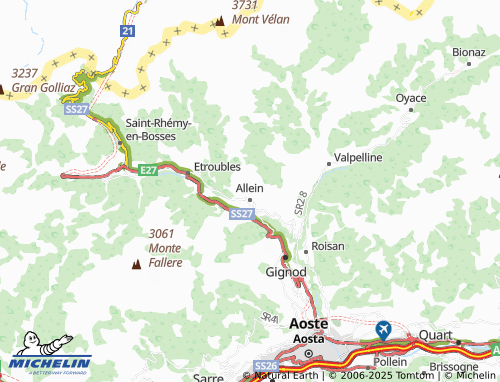 Carte MICHELIN Villa - ViaMichelin