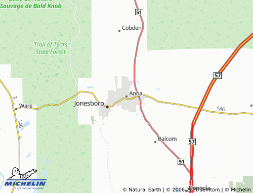 Mappa MICHELIN Anna - ViaMichelin