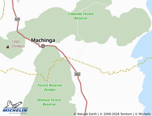 MICHELIN Chitenjere map - ViaMichelin