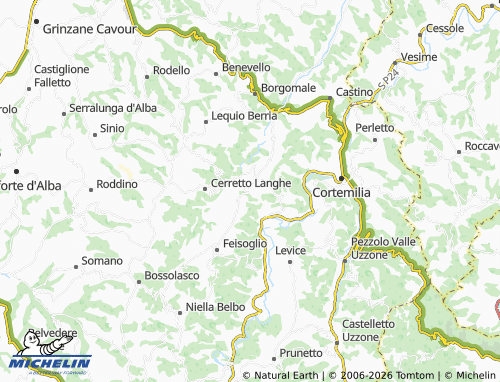 Mappa MICHELIN Cravanzana - ViaMichelin
