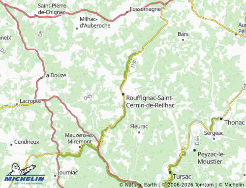 MICHELIN Rouffignac-Saint-Cernin-de-Reilhac map - ViaMichelin