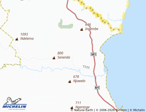 MICHELIN-Landkarte Mwenewisi - ViaMichelin