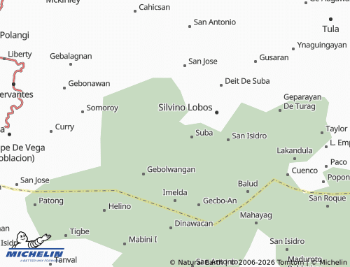 MICHELIN Cabunga-an map - ViaMichelin