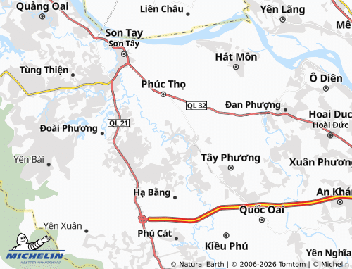 Mapa MICHELIN Lại Thượng - ViaMichelin