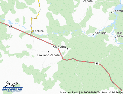 Mappa MICHELIN La Cruz Verde - ViaMichelin