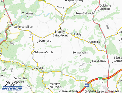 Mapa MICHELIN Priez - ViaMichelin